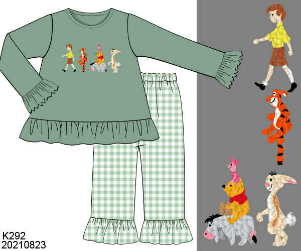 WS PO80: Girls 100 Acres Pants Set