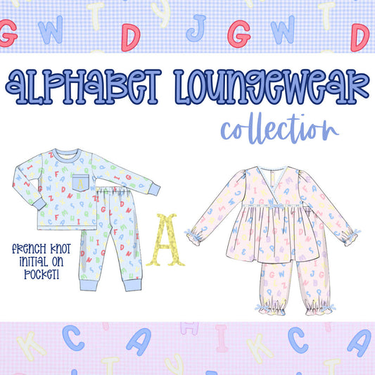 WS PO85: Alphabet Loungewear