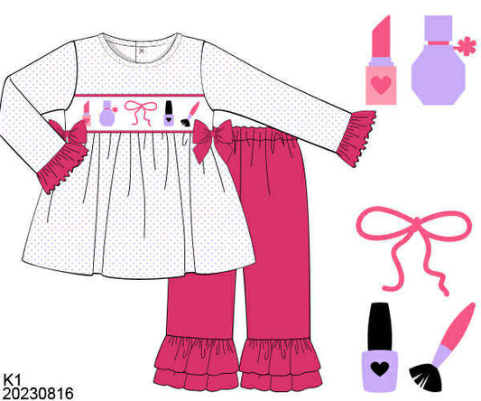WS PO80: Girls Girl Thing Pants Set