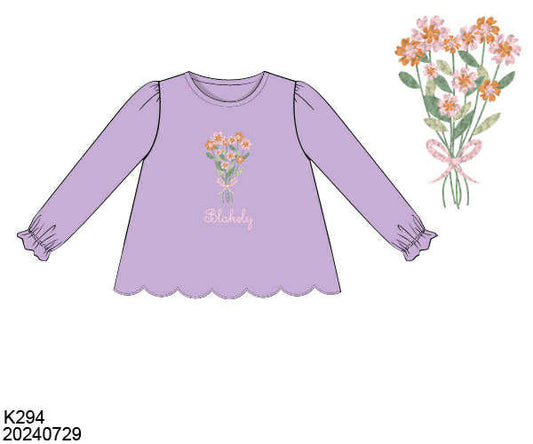 WS PO80: Girls Bouquet Shirt Only
