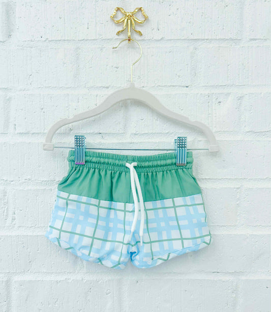 HYDRANGEA BLISS SWIM BOY TRUNKS