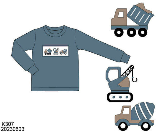 WS PO80: Boys Equipment Smocked Shirt Only