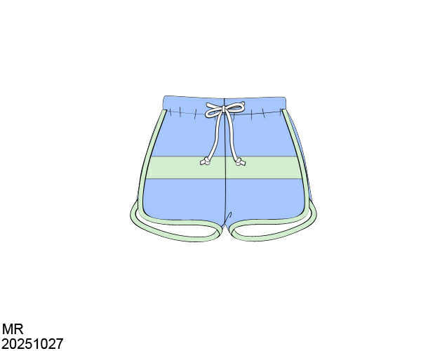 WS PO82: Boys Cottage Dreams Swim Trunks