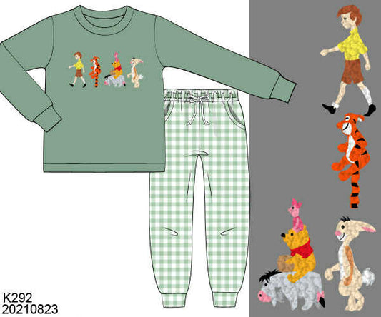 WS PO80: Boys 100 Acres Pants Set