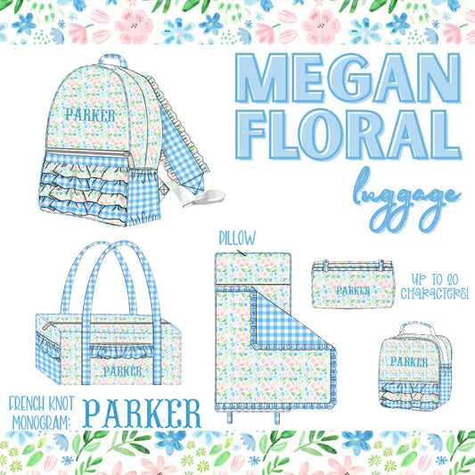WS PO85: Megan Floral Luggage