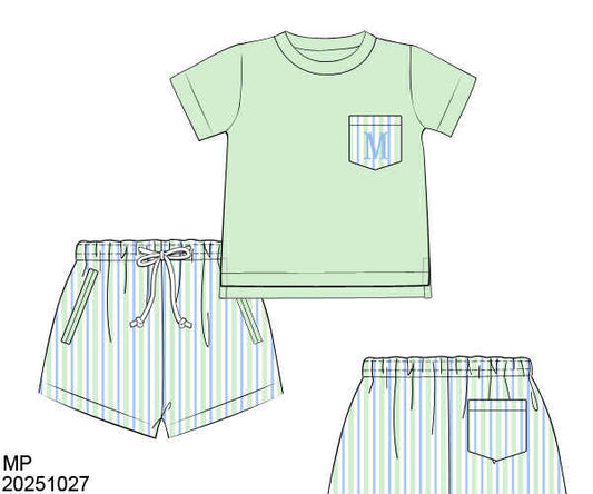 WS PO82: Boys Cottage Dreams Short Set