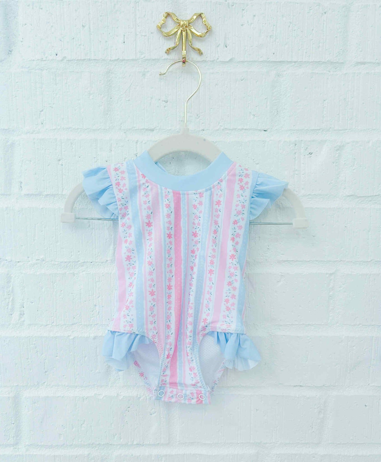 SUMMER STRIPED SWIM GIRL 1PC