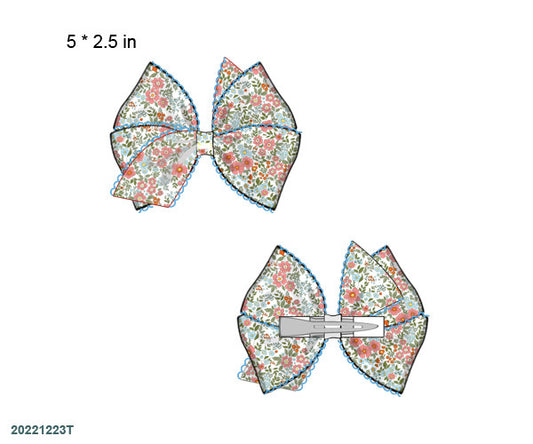 GIRL FLORAL BOW