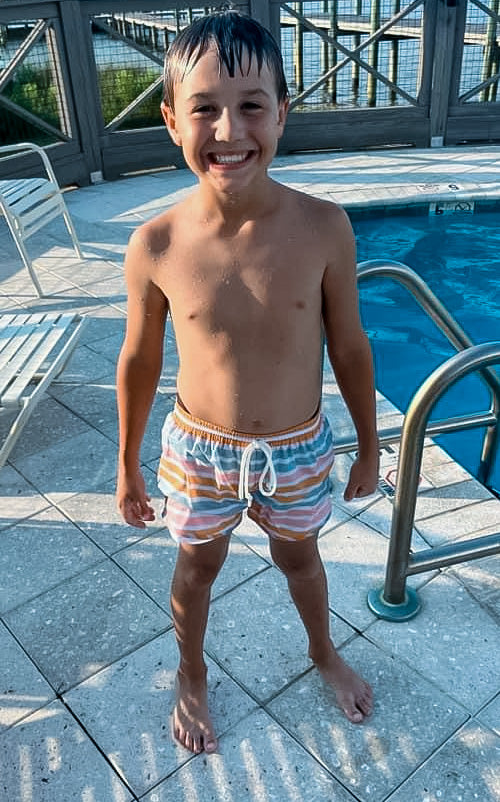 BOY BRENTON BOHO SHORTIE SWIM TRUNKS