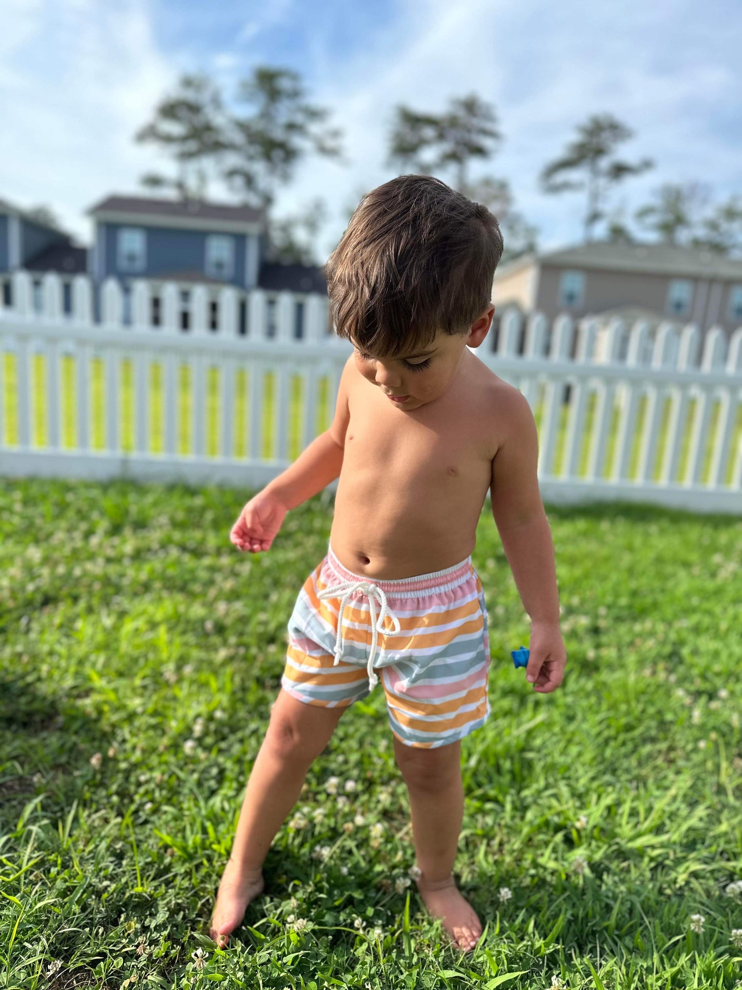 BOY BRENTON BOHO SHORTIE SWIM TRUNKS