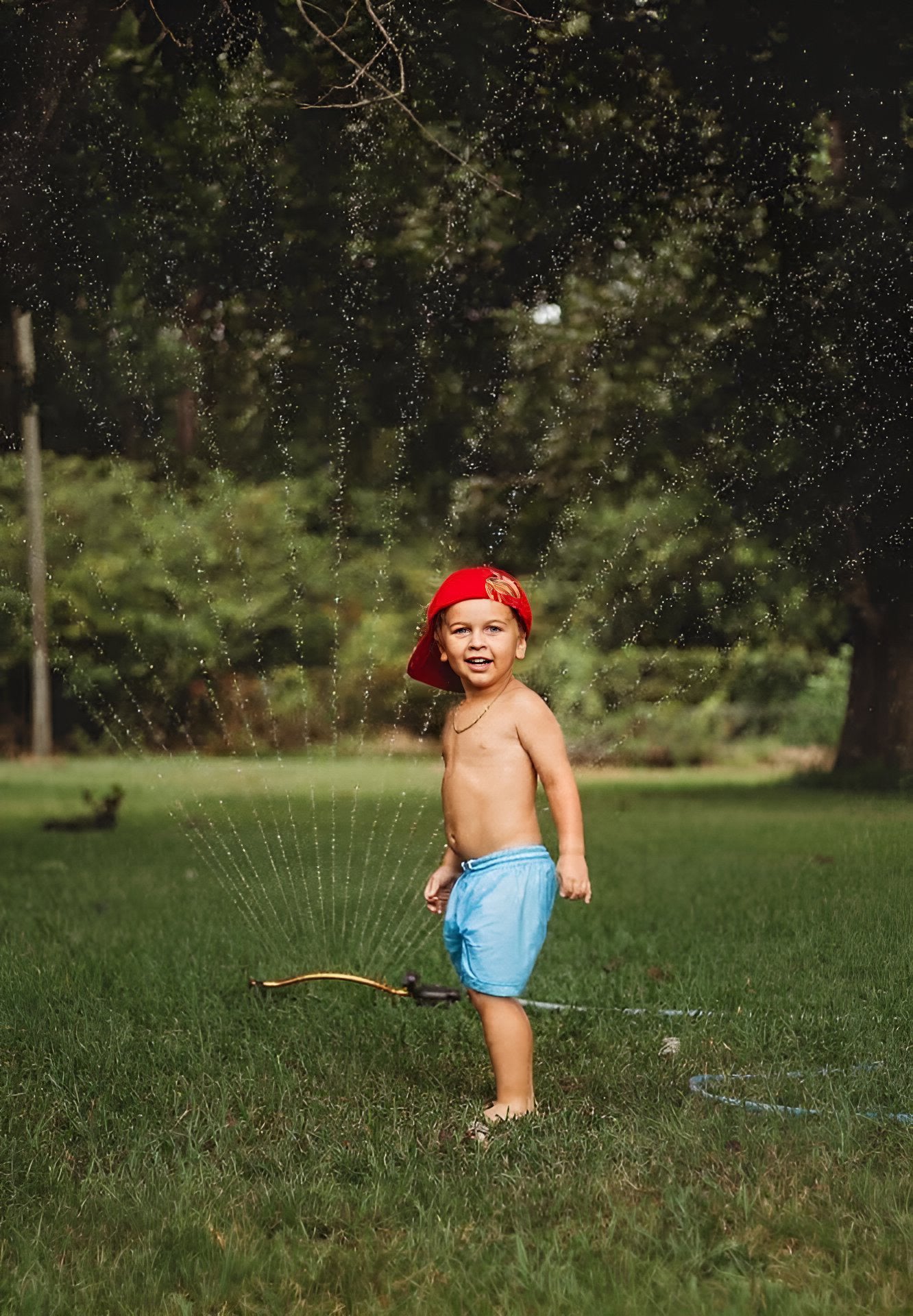 BOY SGS CUSTOM DOT SWIM TRUNKS