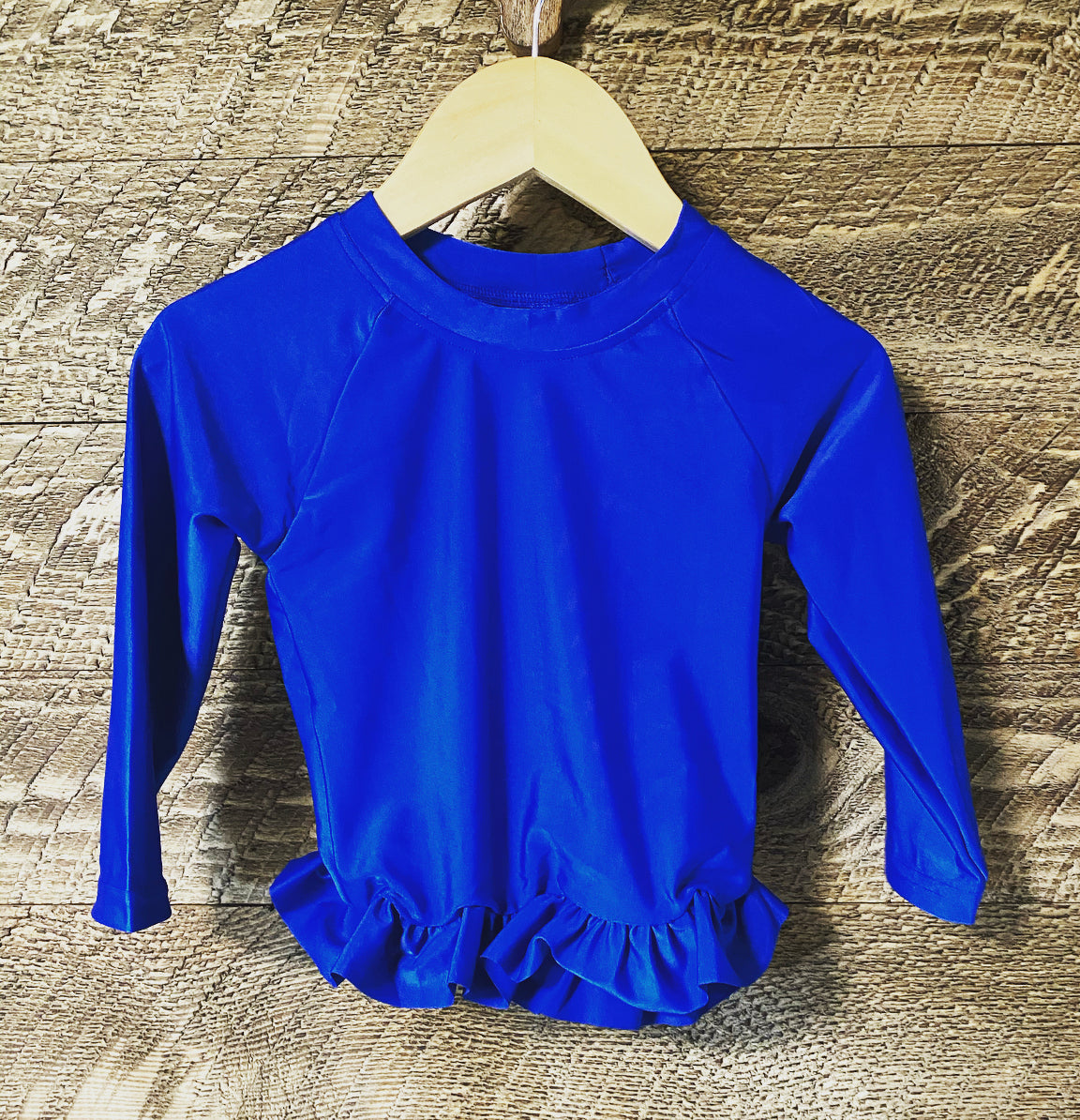 Girl Royal Navy Rashguard Shirt